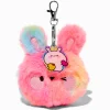 Claire's Porte-clés-Tie Dye Bunny Soft Toy Keyring