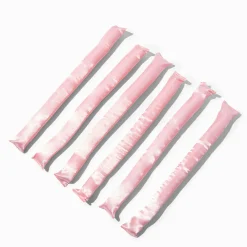 Claire's Accessoires Coiffure-Tiges à friser non chauffantes roses - Lot de 6
