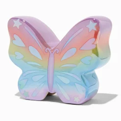Claire's Déco De Maison-Tirelire papillon arc-en-ciel
