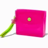 Claire's Porte-monnaies-Translucent Hot Pink Daisy Snap Coin Purse