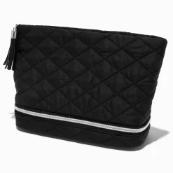 Claire's Trousses De Maquillage-Trousse de maquillage bouffante noire