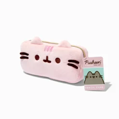 Claire's Stylos Et Crayons|Trousses-Trousse en peluche rose Pusheen®