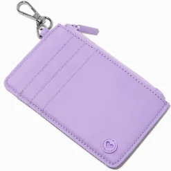 Claire's Porte-monnaies-Étui pour cartes de crédit en nylon violet lavande