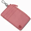Claire's Porte-monnaies-Étui pour cartes de crédit en nylon rose mauve