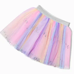 Claire's Déguisements-Tutu en tulle à sequins pastel Claire's Club