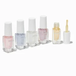 Claire's Ongles-Vernis à ongles peel-off parfumé à la barbe à papa - Lot de 5