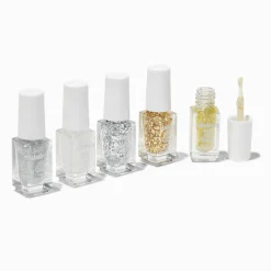 Claire's Ongles-Vernis à ongles peel-off parfumé gâteau d'anniversaire - Lot de 5