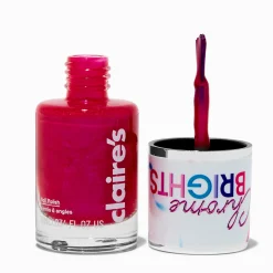 Claire's Ongles-Vernis à ongles unique Chrome Brights - Hot Pink
