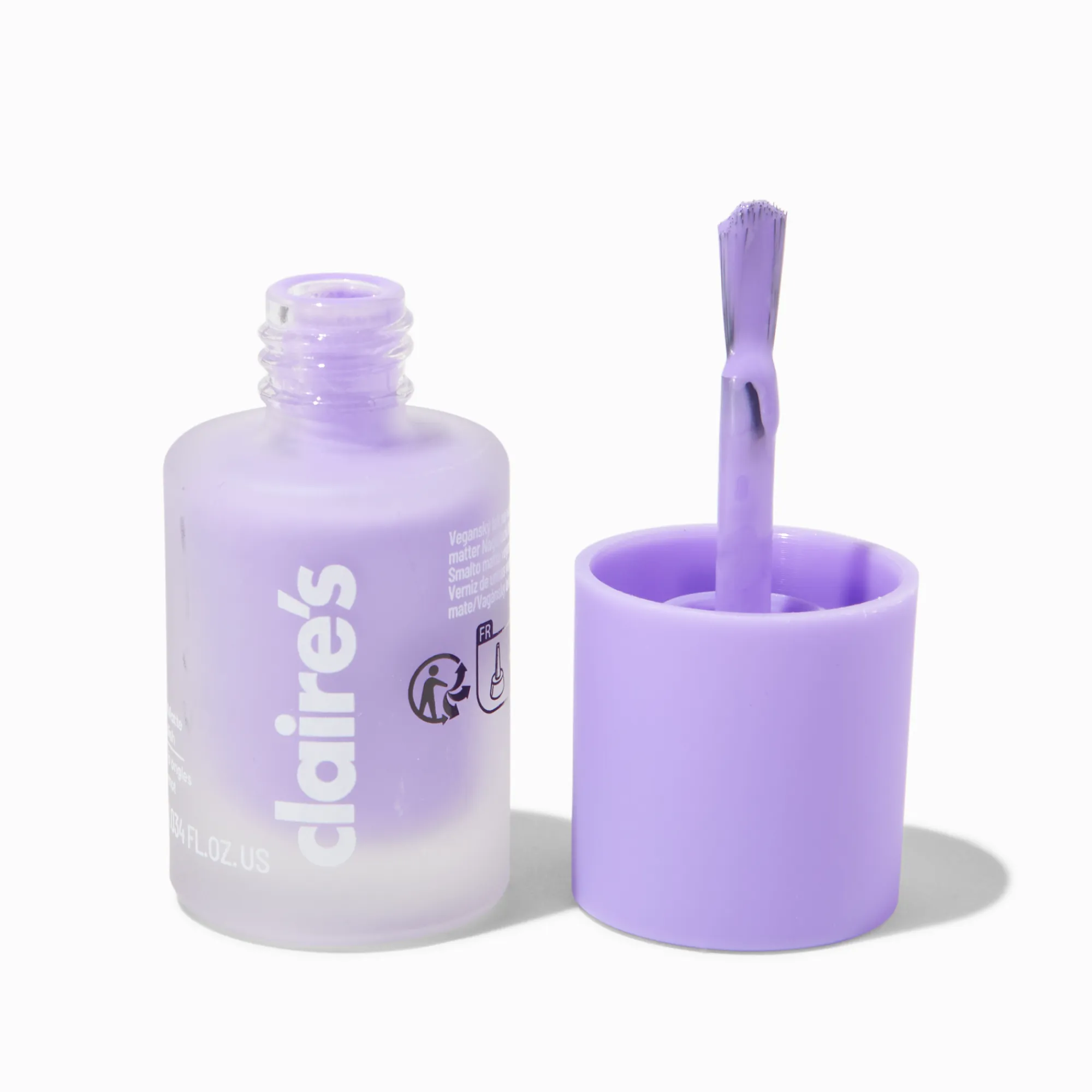Claire's Ongles-Vernis à ongles vegan effet mat - Violet